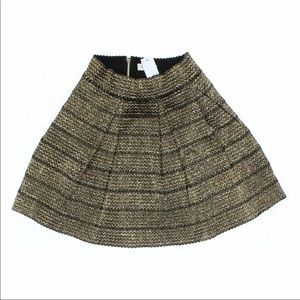 Black & gold shimmer skirt